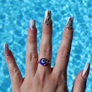 Evil Eye Ring | Adjustable Ring | Evil Eye